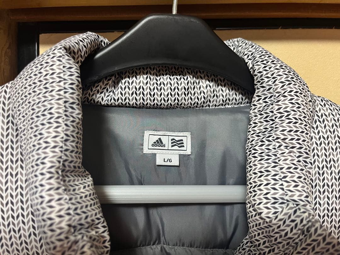 adidas ダウンジャケット L/G グレー系