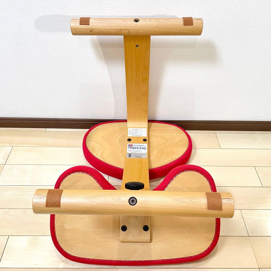 バランスラボ バランスチェア バランスイージー レッド 中古品