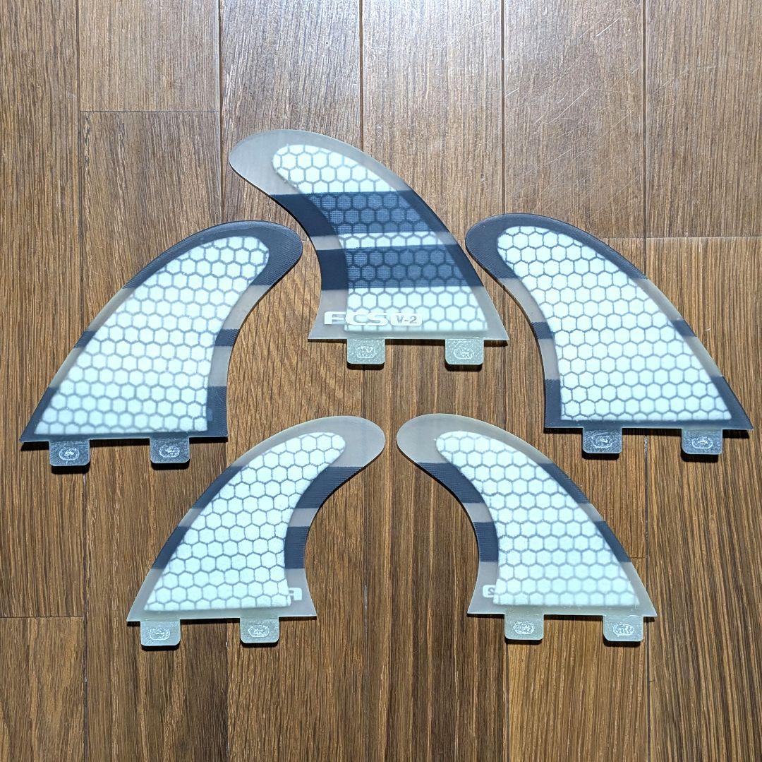 FCS V2 トライクアッドフィン FCSⅡ対応セット付 K2,1