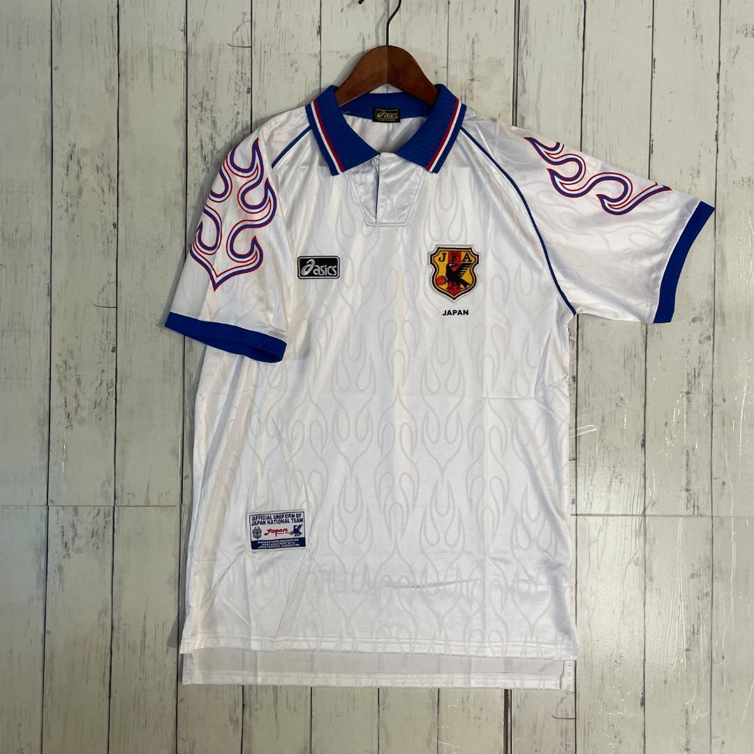 サッカー日本代表 ユニフォーム 1998年 日本製 Lサイズ[RU0050]