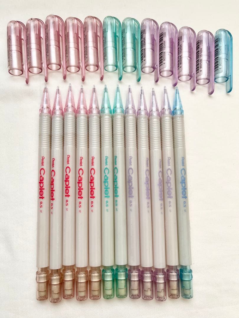 ぺんてる Caplet キャップレット シャープペン 32本パール廃盤品