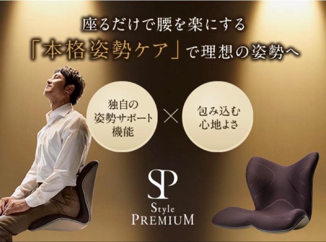 Style PREMIUM 腰椎サポート機能 ブラック