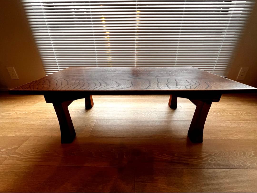 ヴィンテージ ローテーブル 座卓 木製 木目