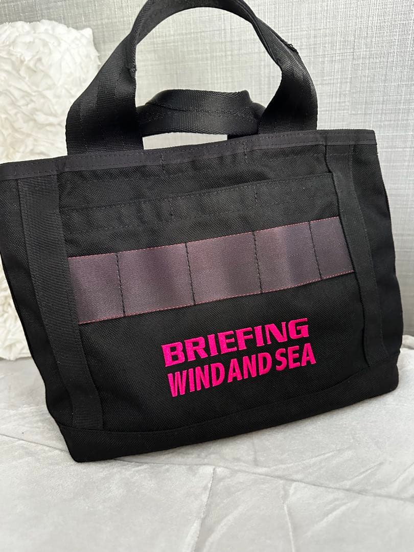 BRIEFING WIND AND SEA コラボ　トートバッグ　ピンク　超美品