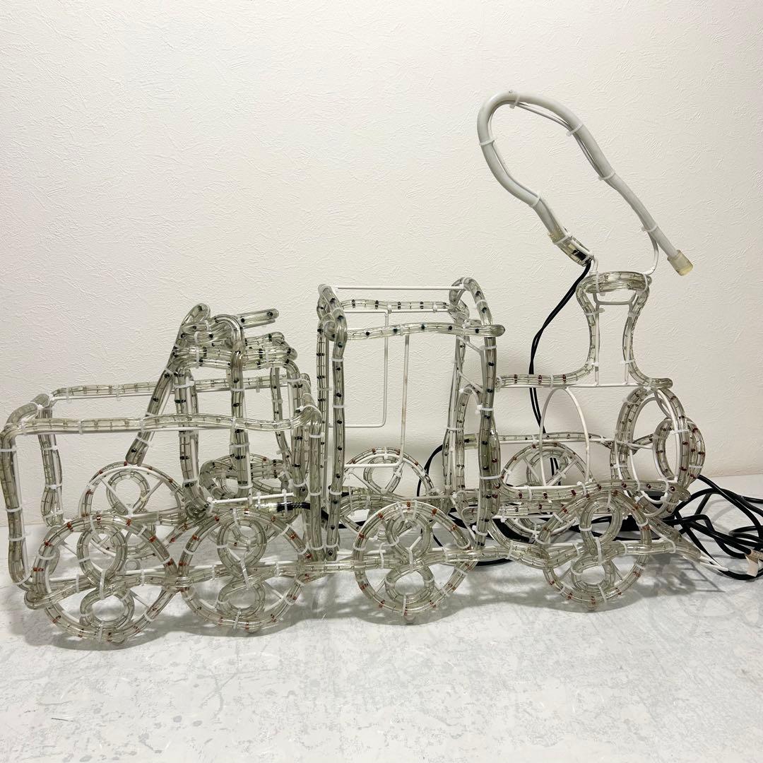 クリスマスイルミネーション 3D機関車 防雨試験合格品 ガーデンモチーフライト