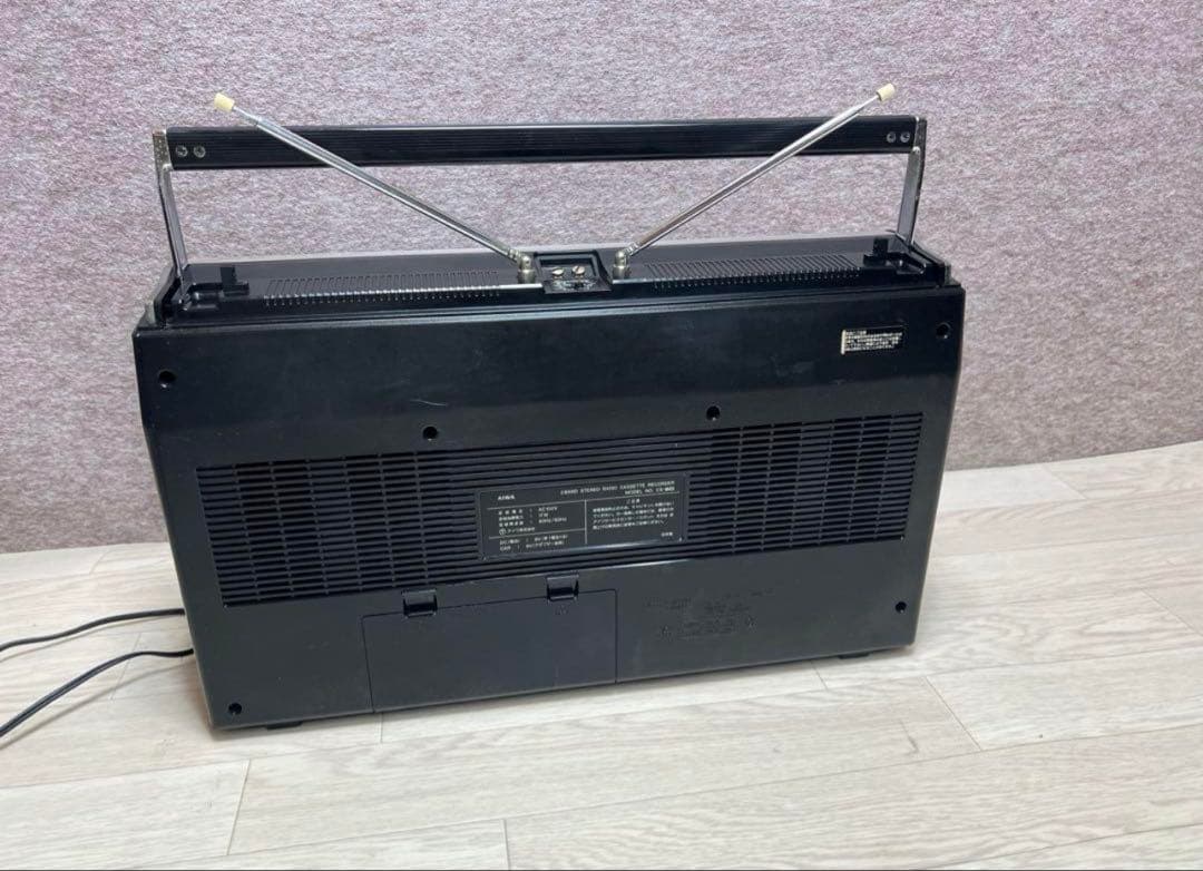 希少AIWAラジカセ CS-80 昭和レトロ ラジカセ 中古動作品 ビンテージ