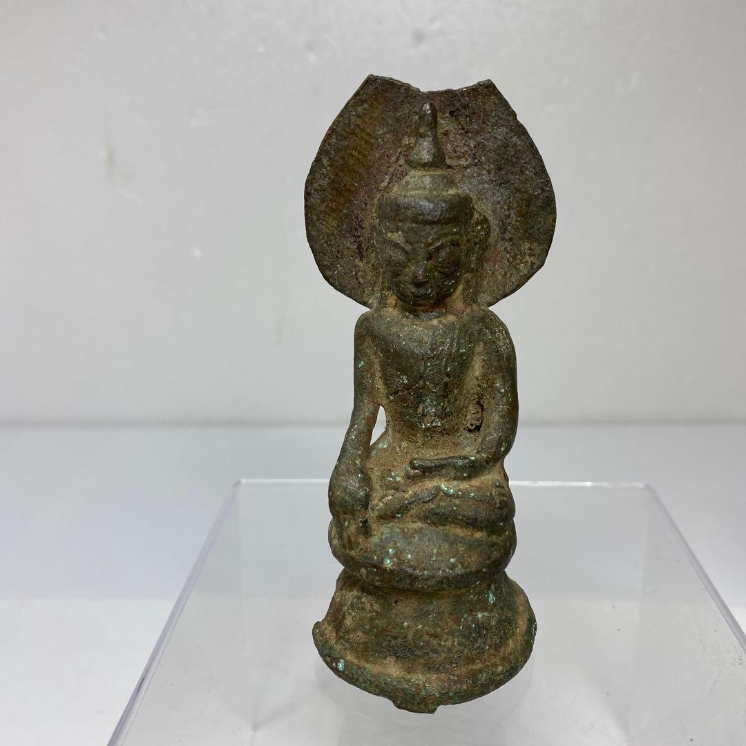 古代　朝鮮　古銅　仏像　170g タサオ　東さ7-0330☆2F