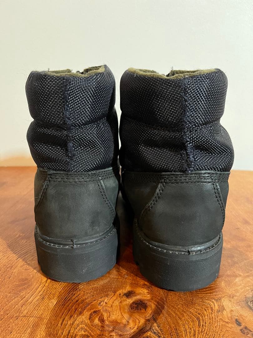 Timberland × WOOLRICHジッパーブーツ　26cm ブラック