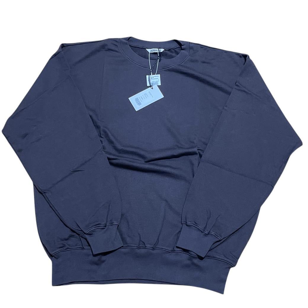 新品 AURALEE HIGH GAUGE SWEAT DARK BROWN