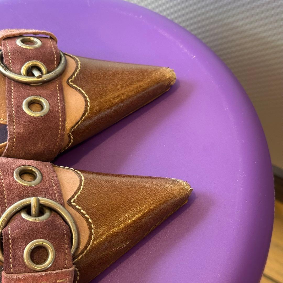 PRADA プラダ ポインテッドトゥミュール