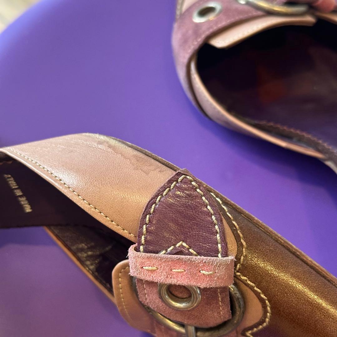 PRADA プラダ ポインテッドトゥミュール