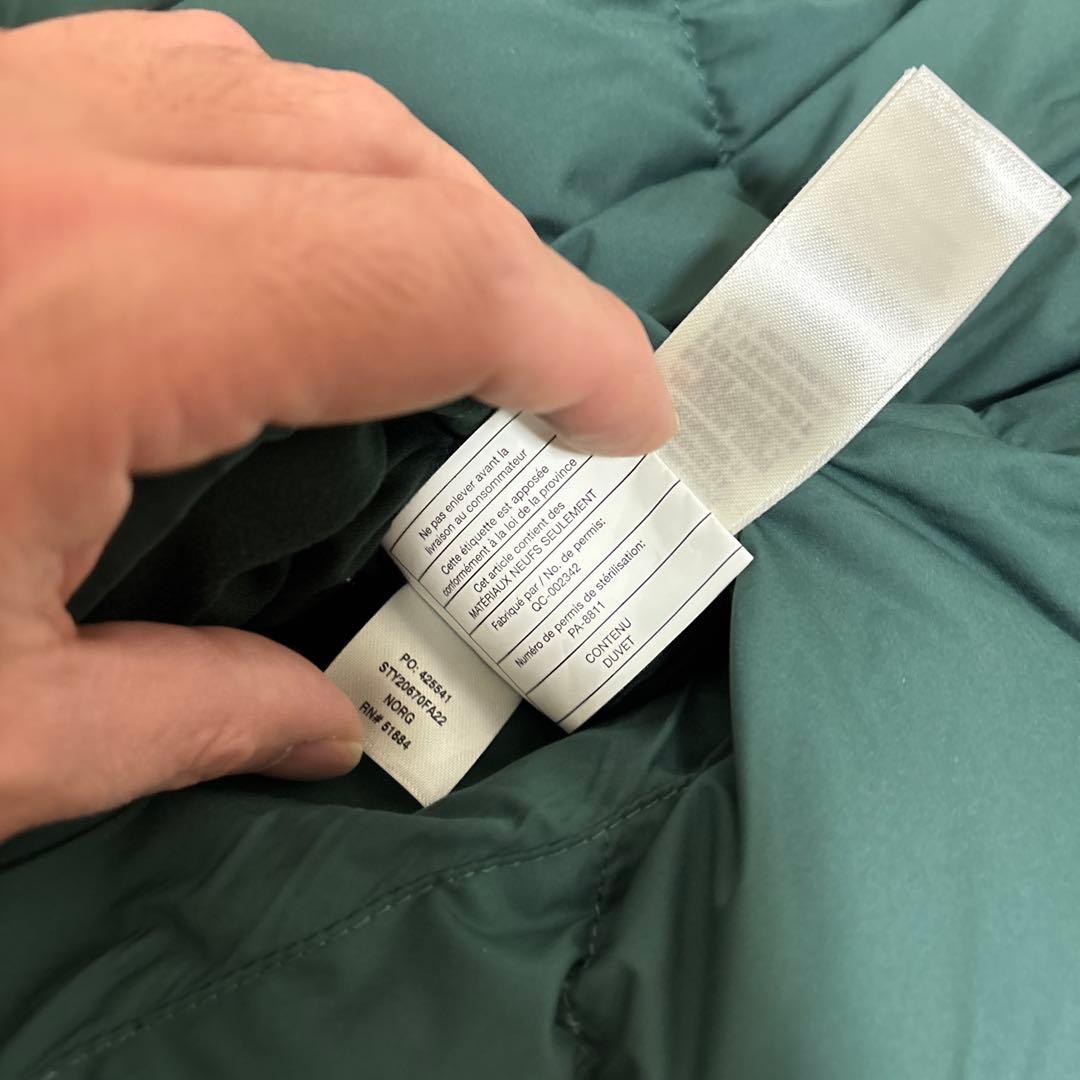 ヒーロー様美品パタゴニアリバーシブルサイレントダウンジャケットFA22 Lサイズ