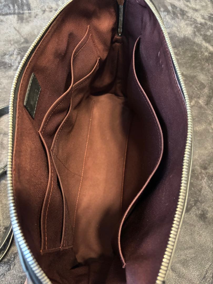 ルイヴィトン モノグラム マカサー ポルトドキュマン ジュール ハンドバッグ