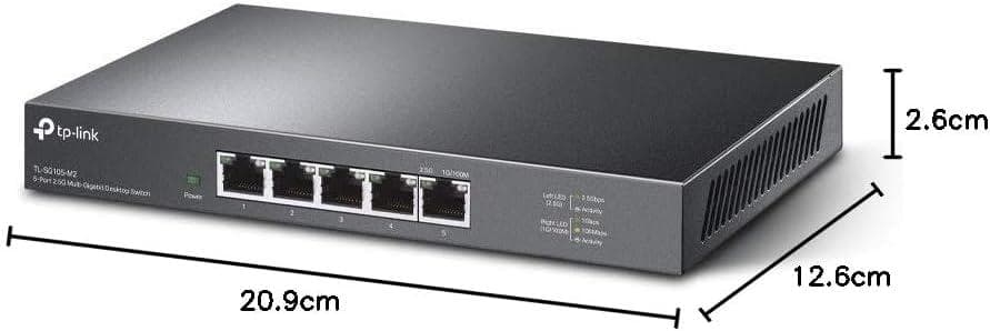 TP-Link 5ポート2.5Gbps スイッチングハブ TL-SG105-M2