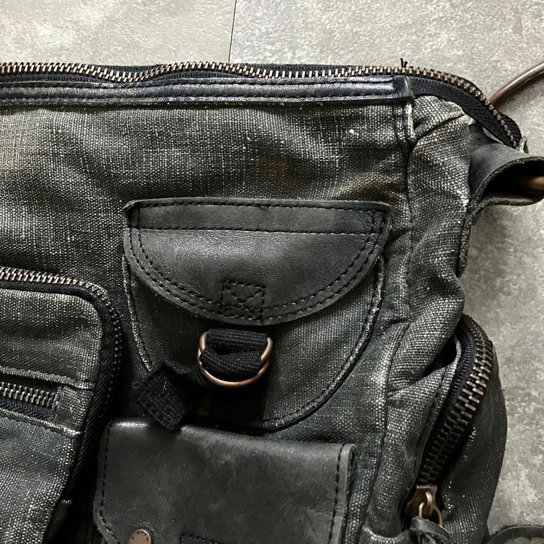 バッグ 90s00s diesel multi-pocket shoulder bag