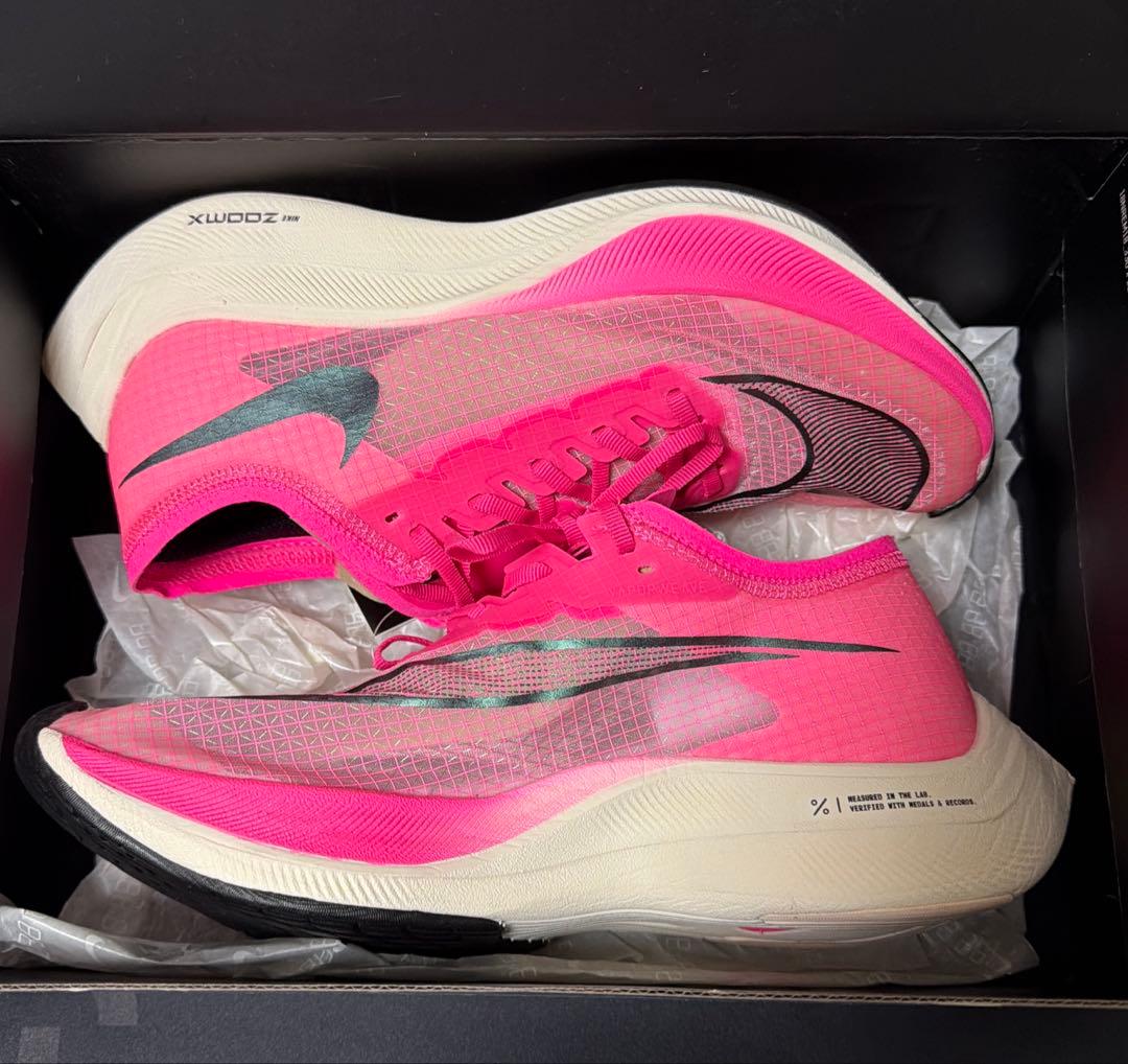 スパイク・シューズ Nike Zoom X Vaporfly Next% \"Pink Bl 26.0