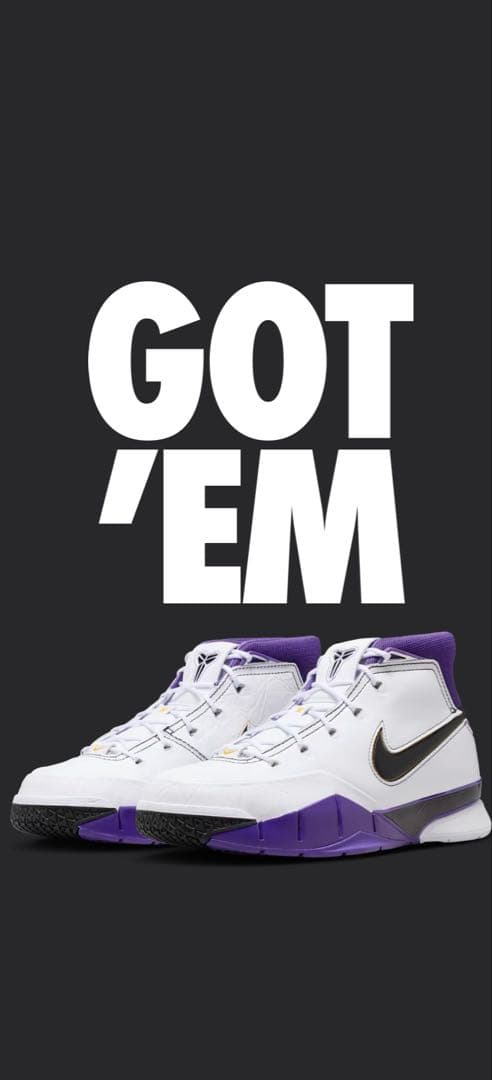 シューズ(男性用) NIKE Kobe 1 Protro \"81 Points\" (2026)