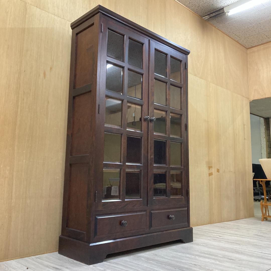 北海道民芸家具 ブックケース 本棚 書棚 収納棚 キャビネット 飾り棚