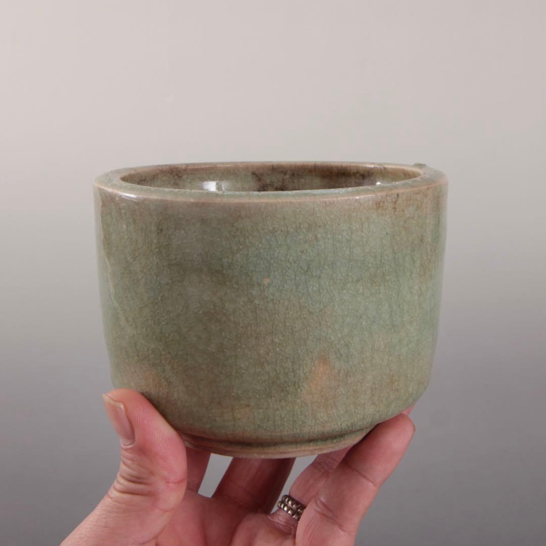 七官青磁 香炉 16〜17世紀 中国美術 古美術 古道具 アンティーク