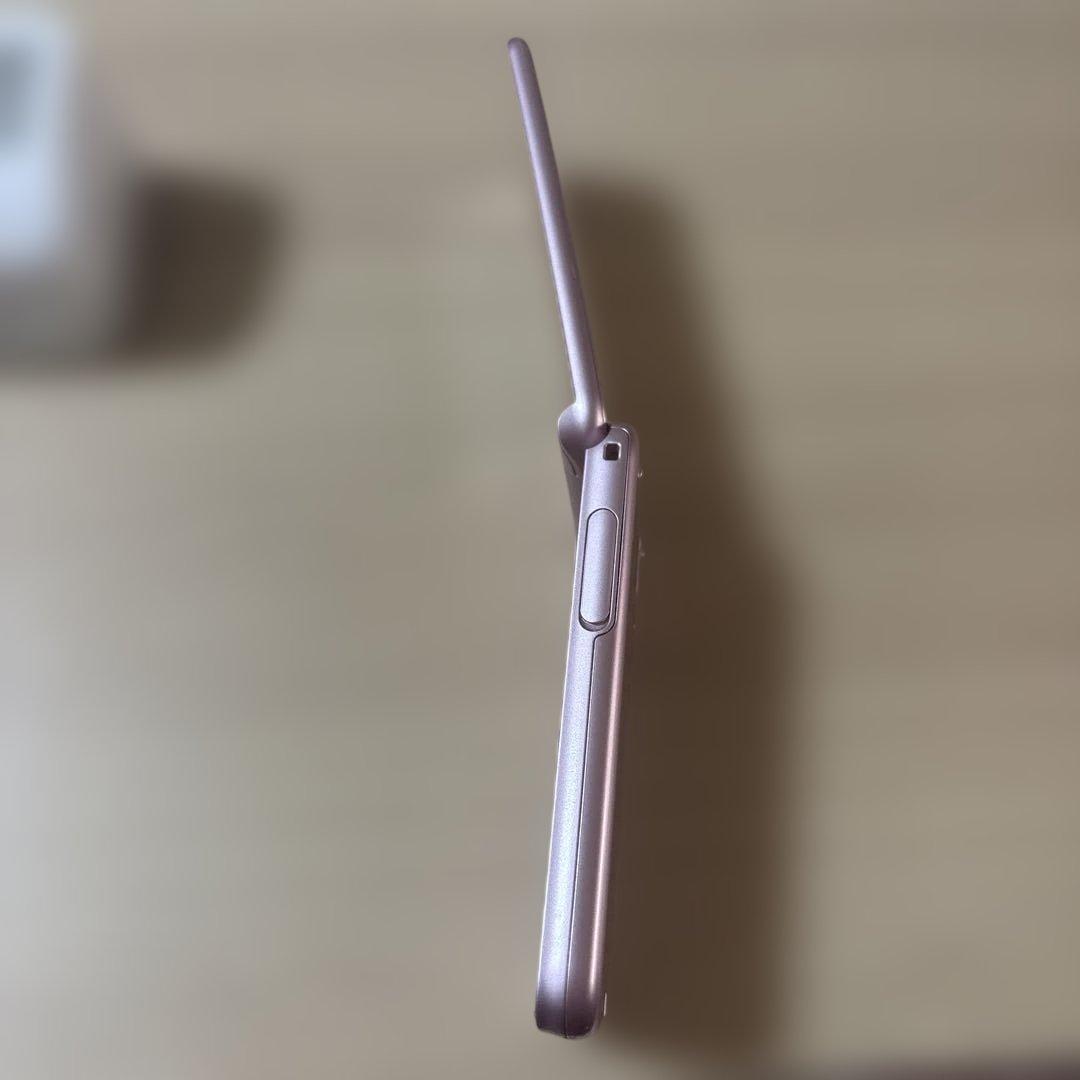 docomo F-01M ピンク 折りたたみ式 卓上フォルダー付き