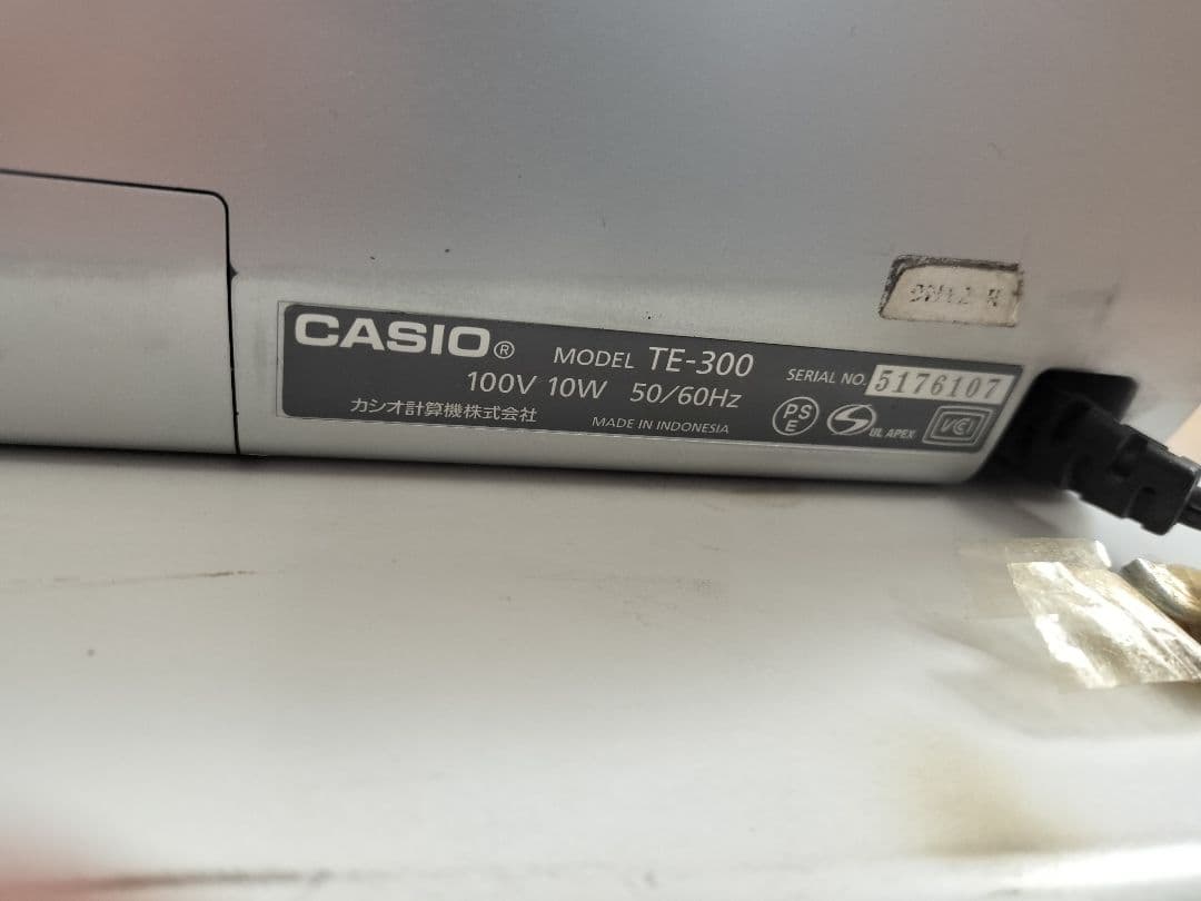 こざき　CASIO TE-300 レジスター