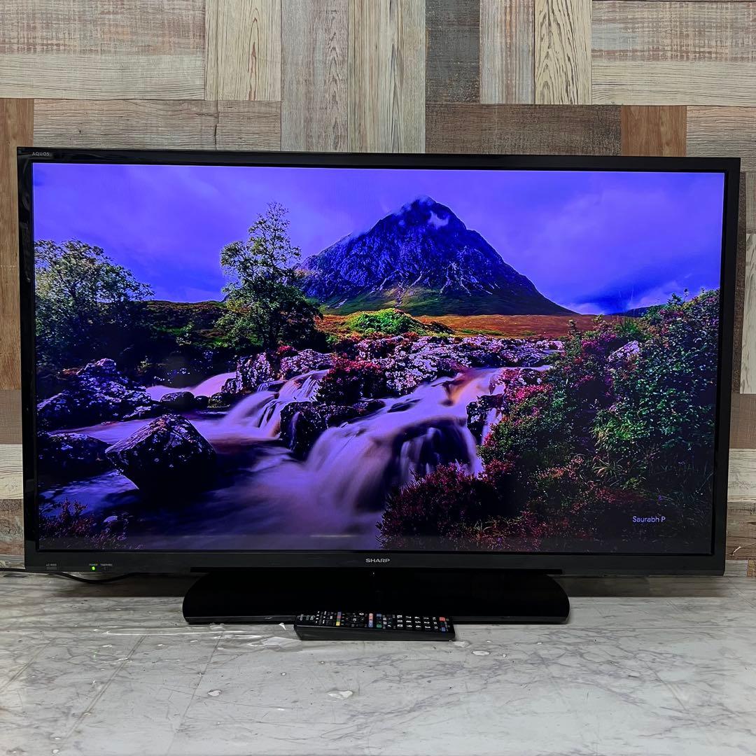 即日受渡❣️全国送料込シャープ40型液晶テレビ 外付けHDD 裏番組録画対応