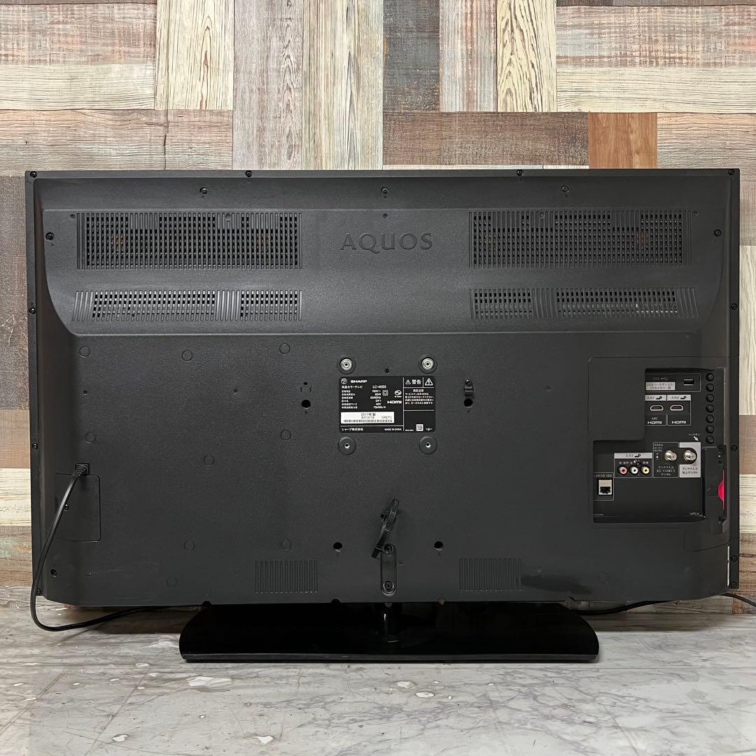 即日受渡❣️全国送料込シャープ40型液晶テレビ 外付けHDD 裏番組録画対応