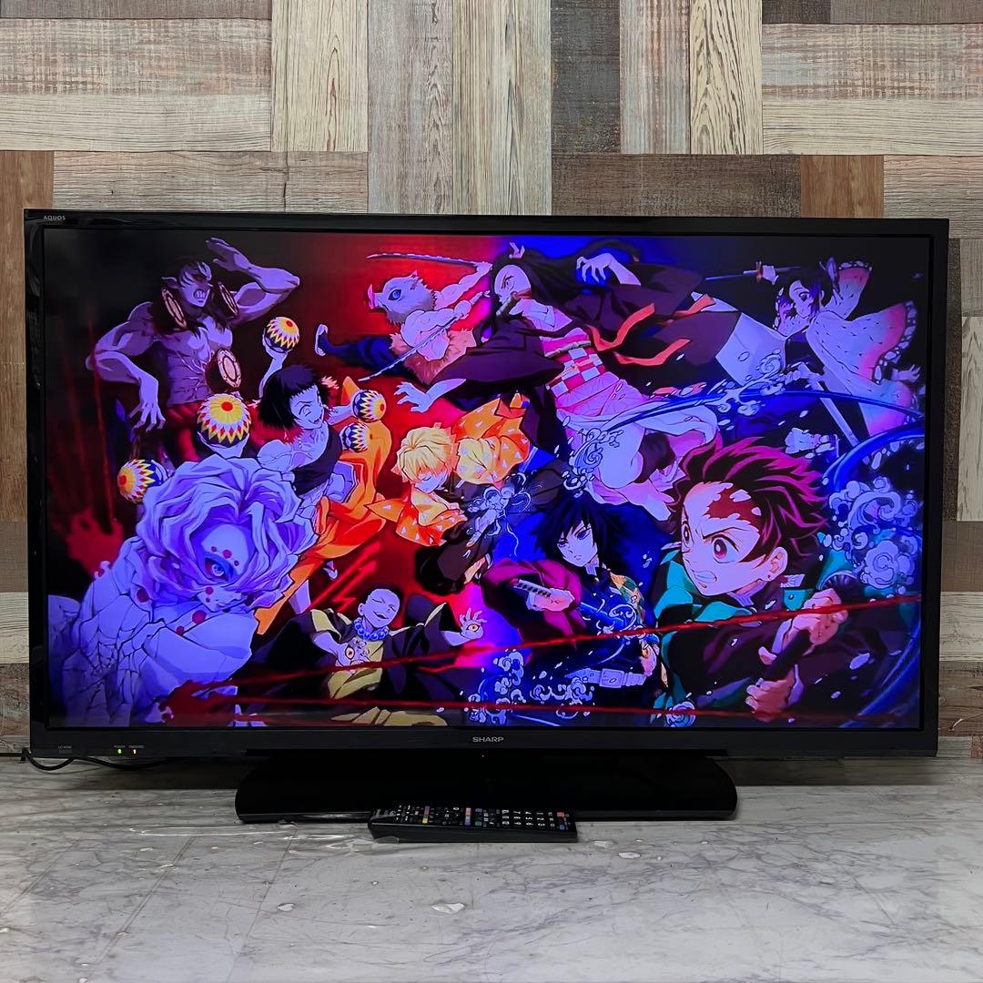 即日受渡❣️全国送料込シャープ40型液晶テレビ 外付けHDD 裏番組録画対応