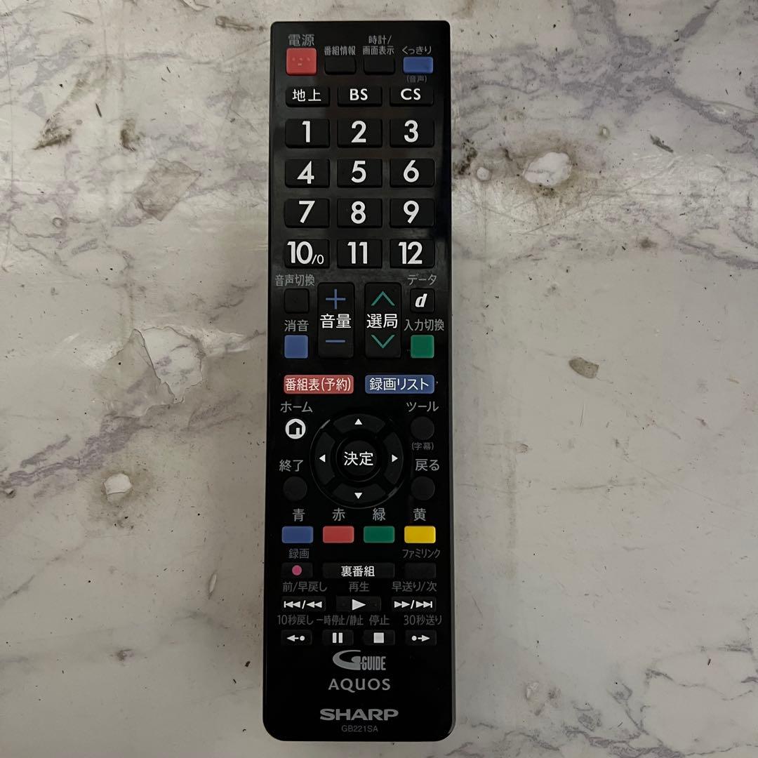 即日受渡❣️全国送料込シャープ40型液晶テレビ 外付けHDD 裏番組録画対応