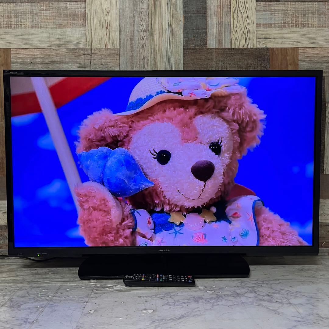 即日受渡❣️全国送料込シャープ40型液晶テレビ 外付けHDD 裏番組録画対応