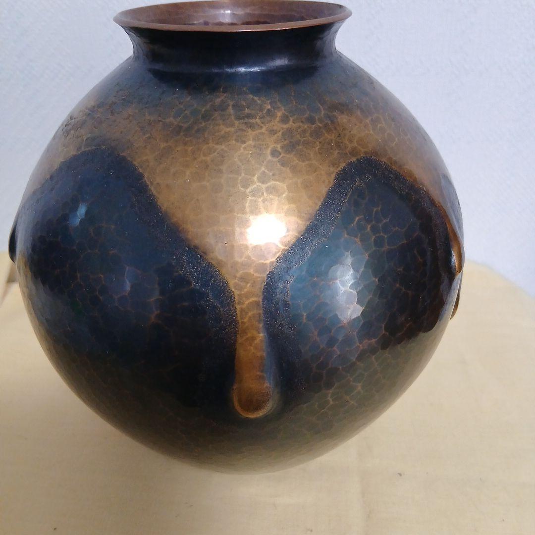 玉川堂 鎚起銅器花瓶