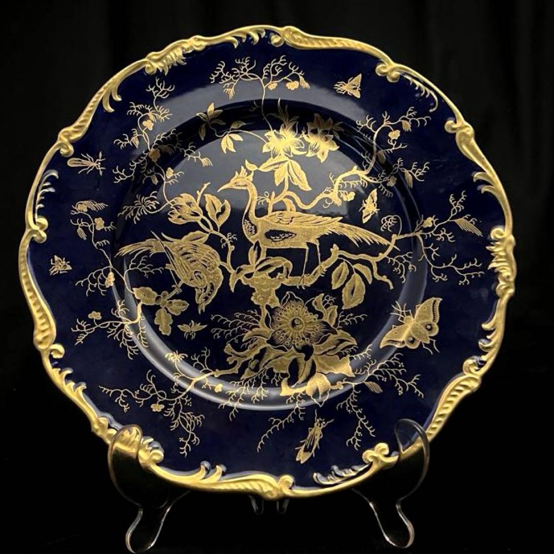 コールポート　イギリス　アンティークキャビネット　プレート　希少　美品