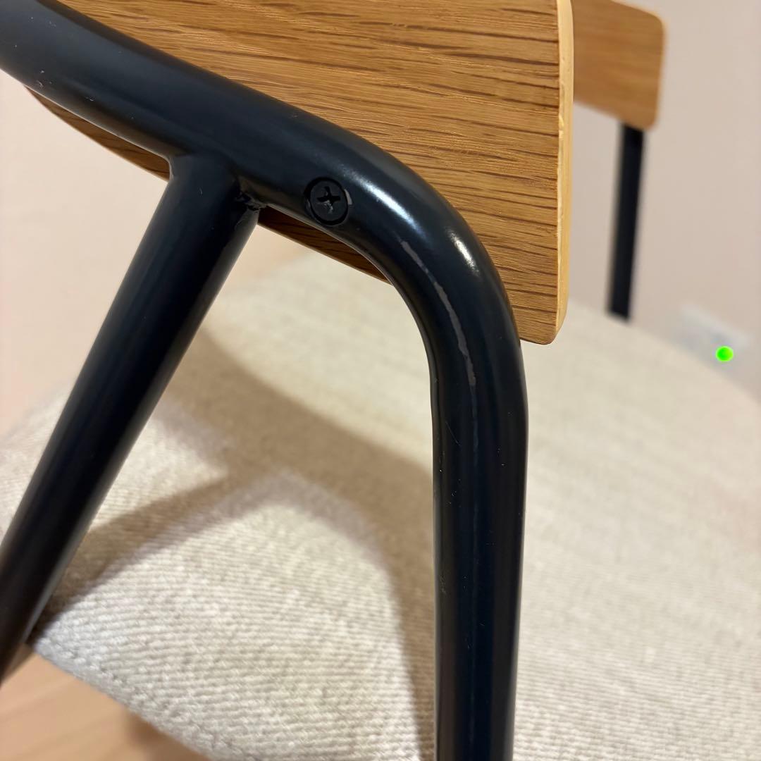 unico（ウニコ） ELEMT(エレムト)　チェア アイアン ナチュラル