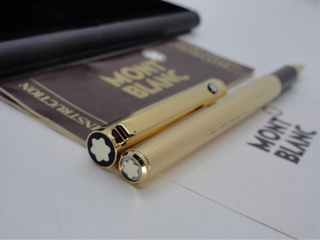 モンブラン　未使用に近い品！稀少度の高い金運を呼ぶ！総金張りSラインNo2147