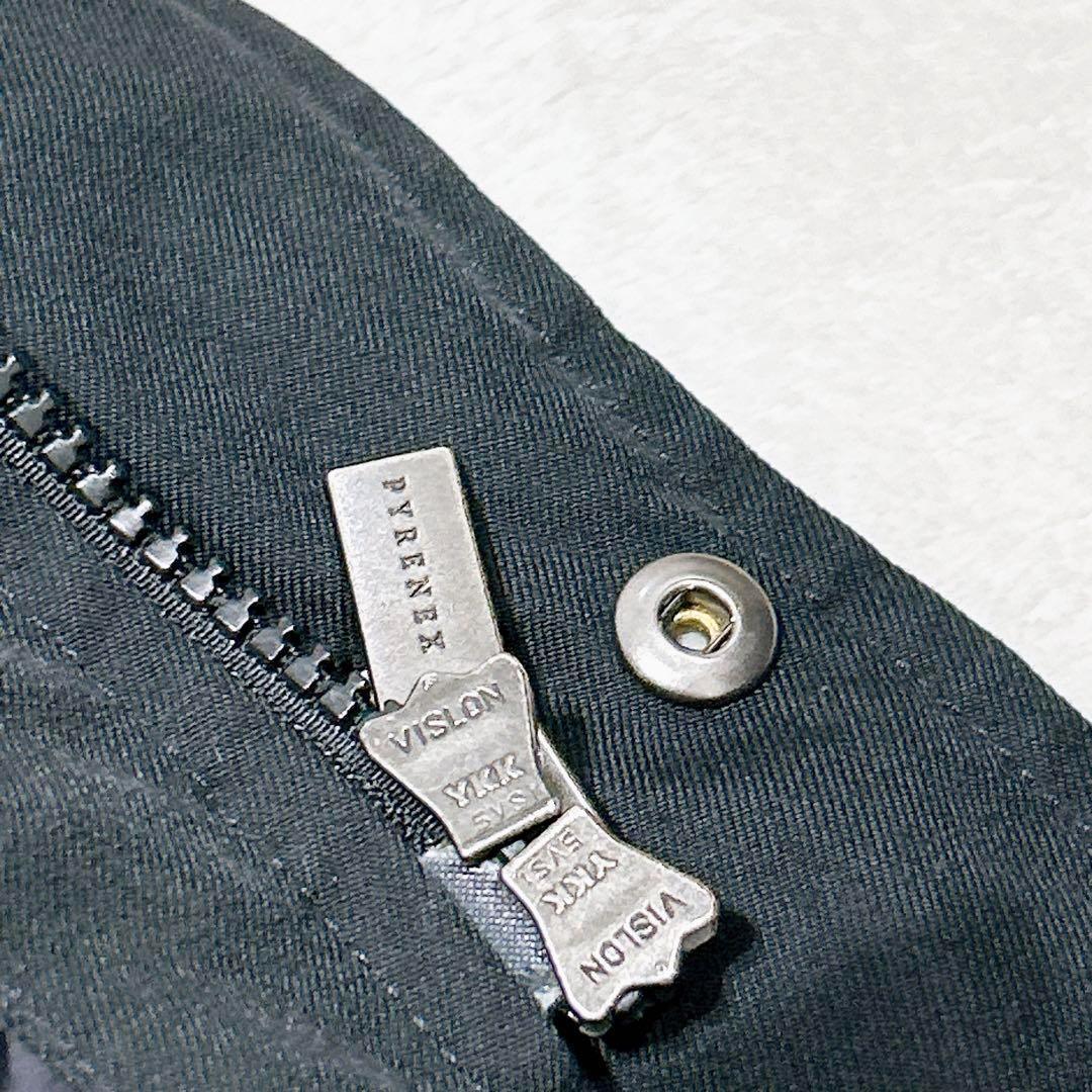 未使用級美品✨　ピレネックス　ダウンコート　ファー　ブラック　黒　M