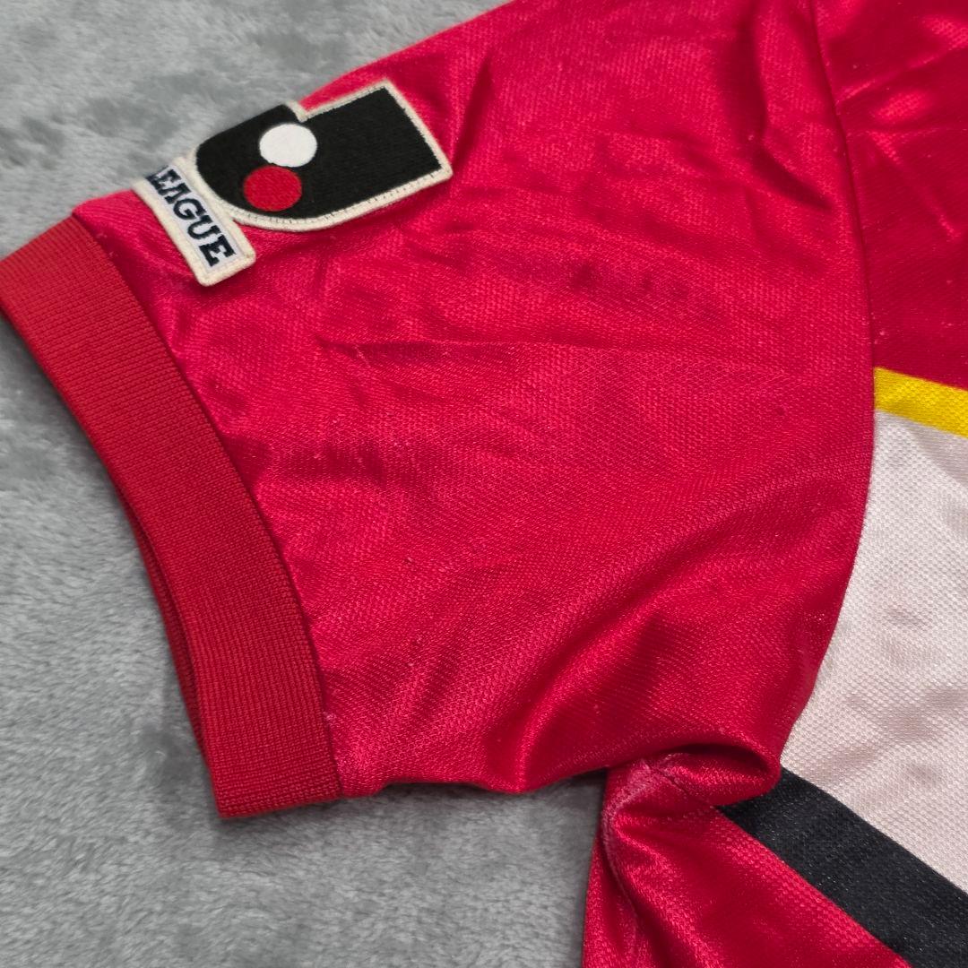 名古屋グランパス　1993　ユニフォーム　L　MIZUNO　ミズノ　赤　鯱　J