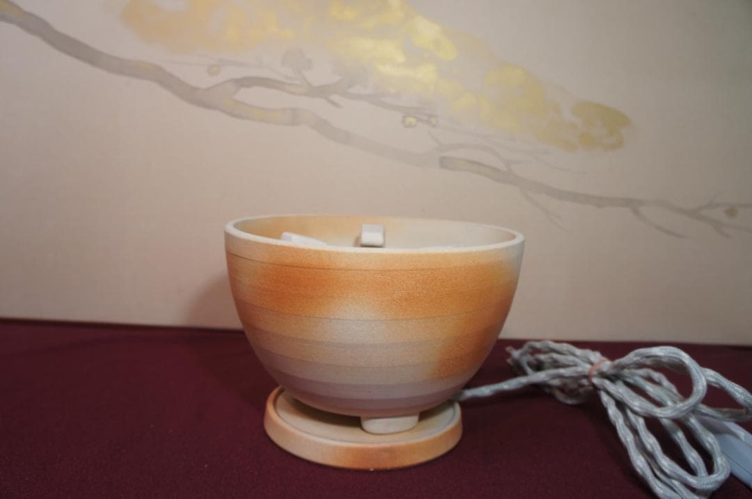 ☆瓶掛け 手あぶり 卓上火鉢 電熱器 送料込み