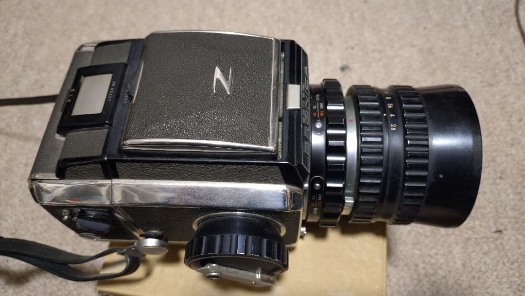 ゼンザブロニカ ジャンク品として 75ミリ 50ミリ レンズ付属