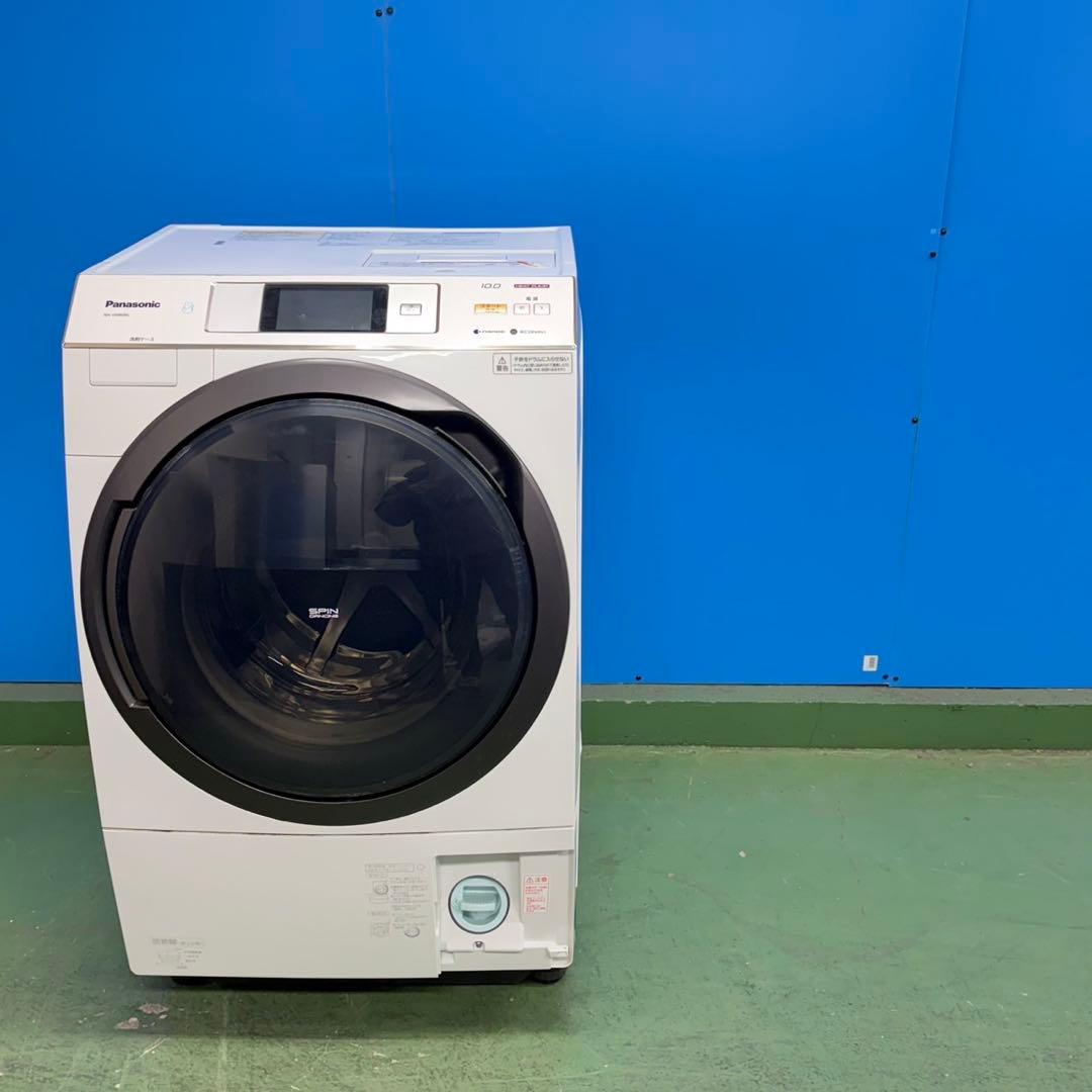 715 パナソニック　ドラム式洗濯機　ヒートポンプ式　10/6キロ　左開き　小型