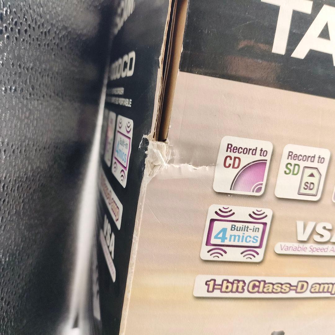 極美品 TEAC ポータブル CD/SDレコーダー BB-1000CD