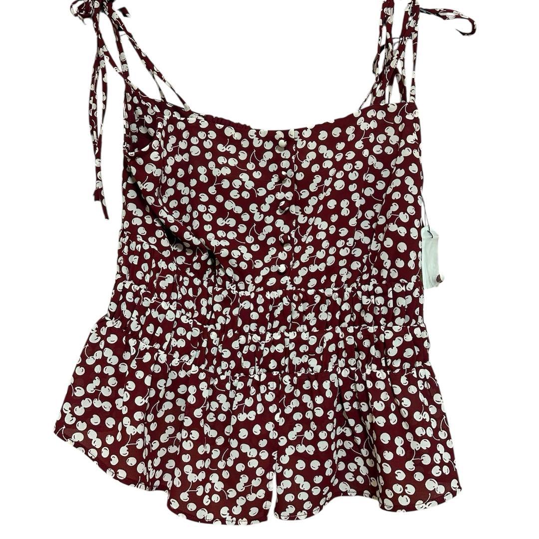 herlipto Cherry Pattern Strap Top Sサイズ