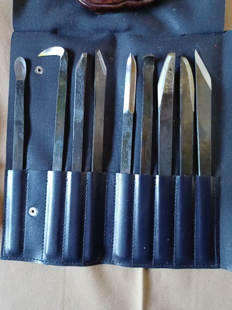 昌国　共柄盆栽彫刻刀