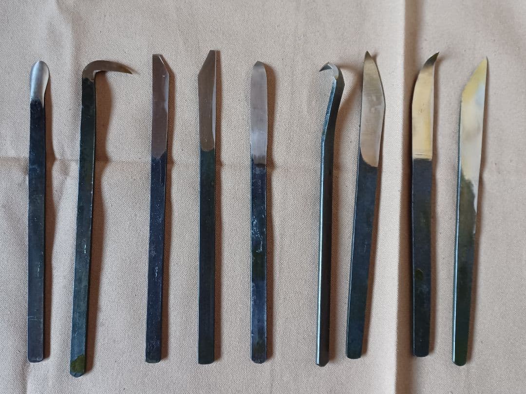 昌国　共柄盆栽彫刻刀