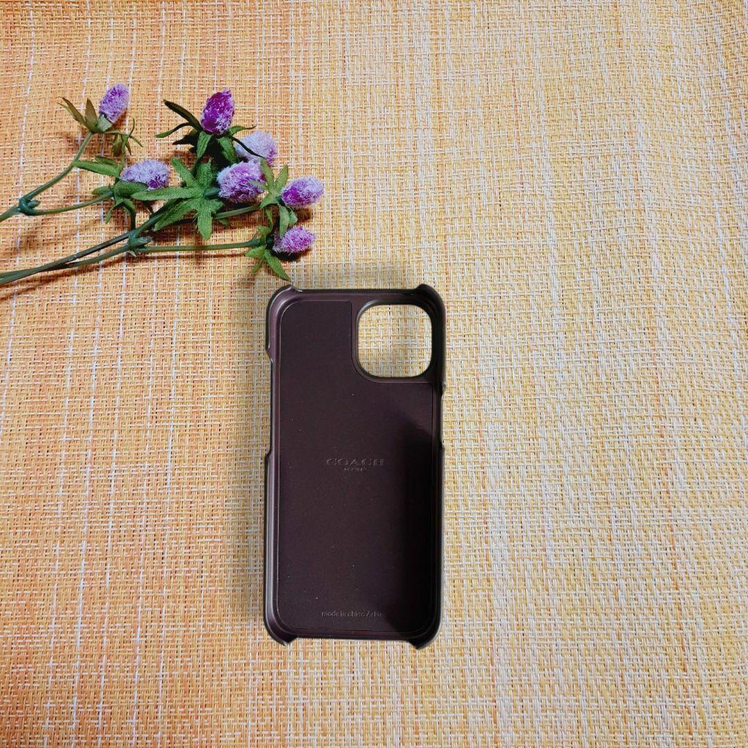COACH iPhone15PROケース シグネチャー キャンバス CO-416