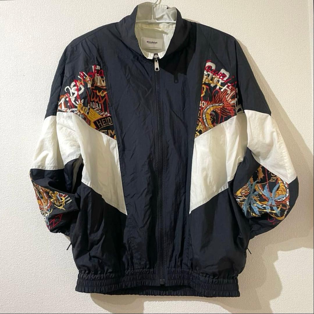 【マロ】BREAKUP EMBROIDERY TRACK JACKET