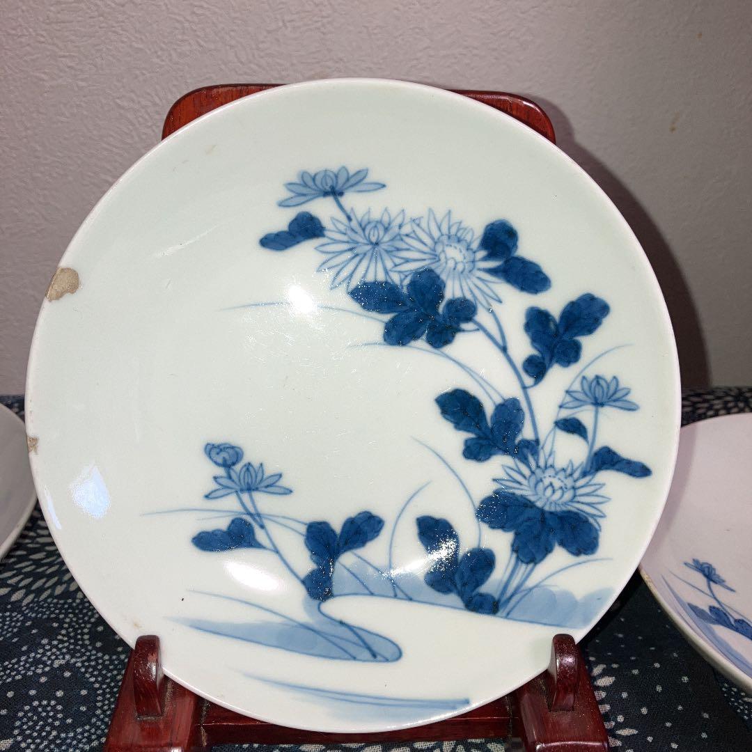 鍋島皿五点　古美術