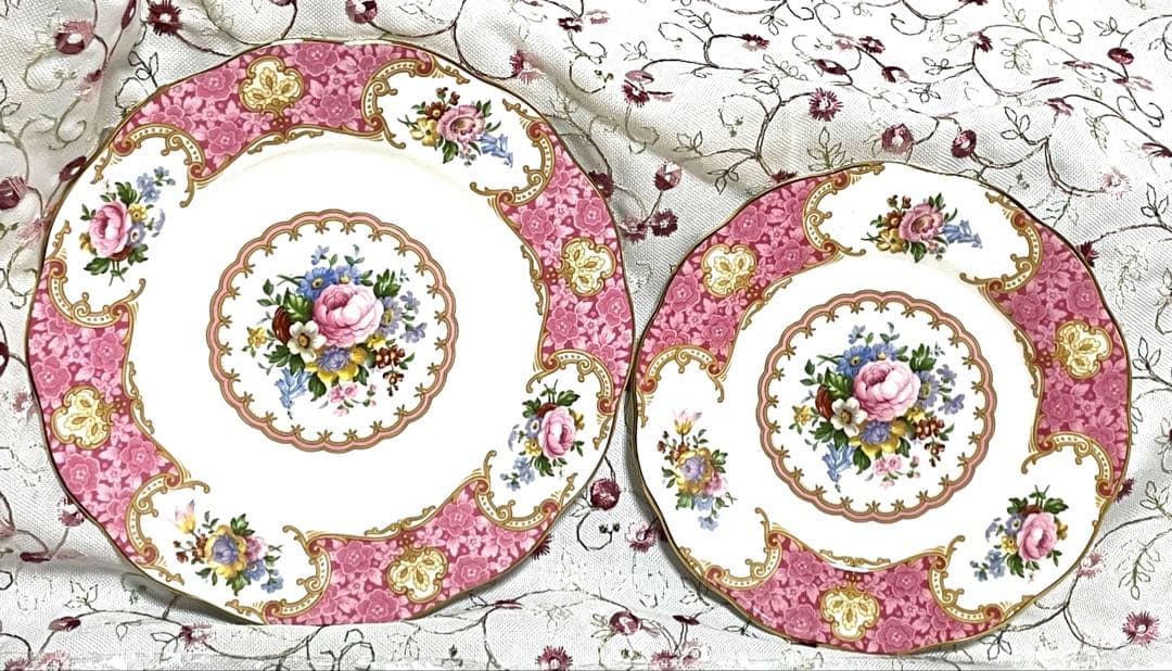 ロイヤルアルバート☆レディカーライル☆ 18cm4枚16cm4枚計8枚セット