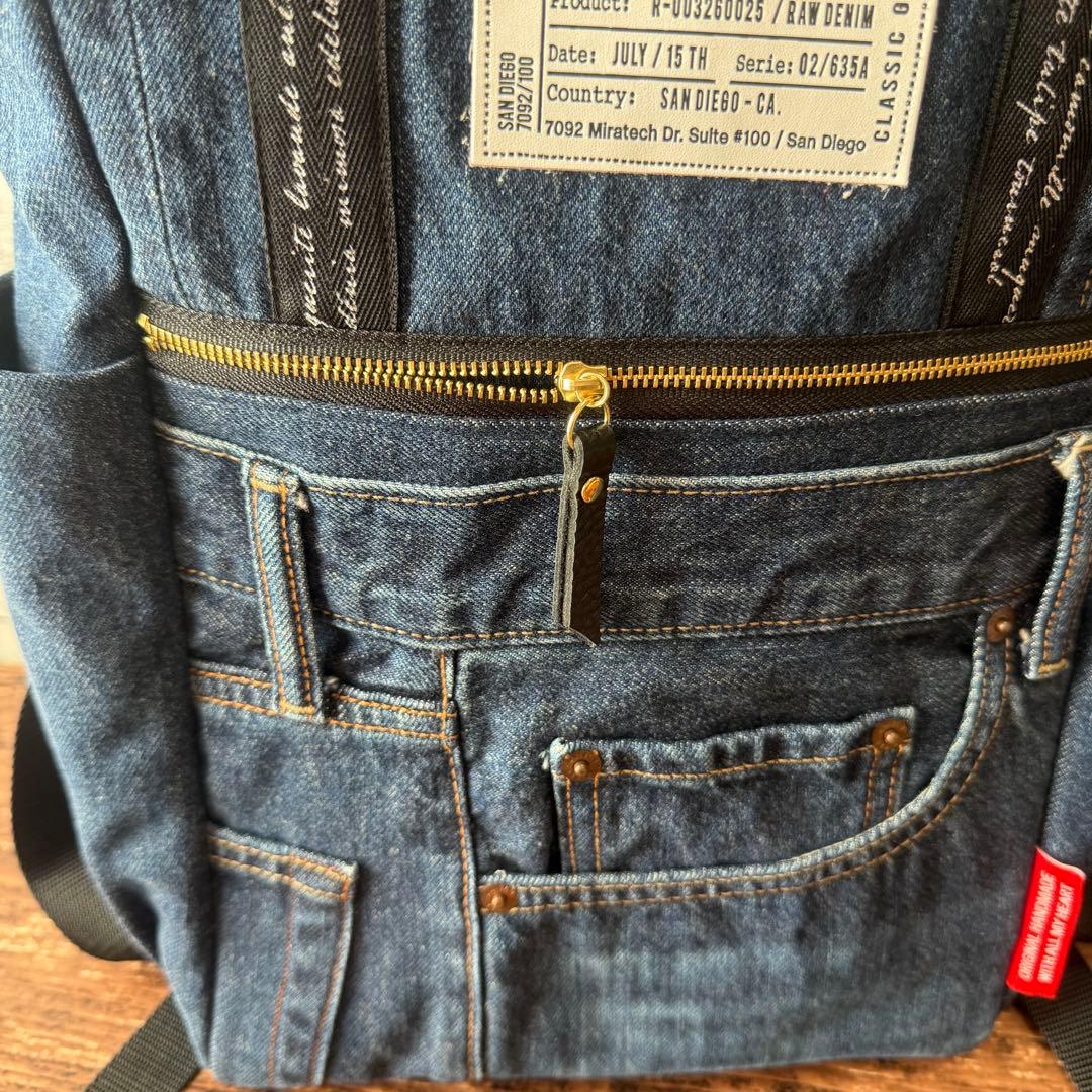 ☆デニムリメイク　all denim トートリュック☆