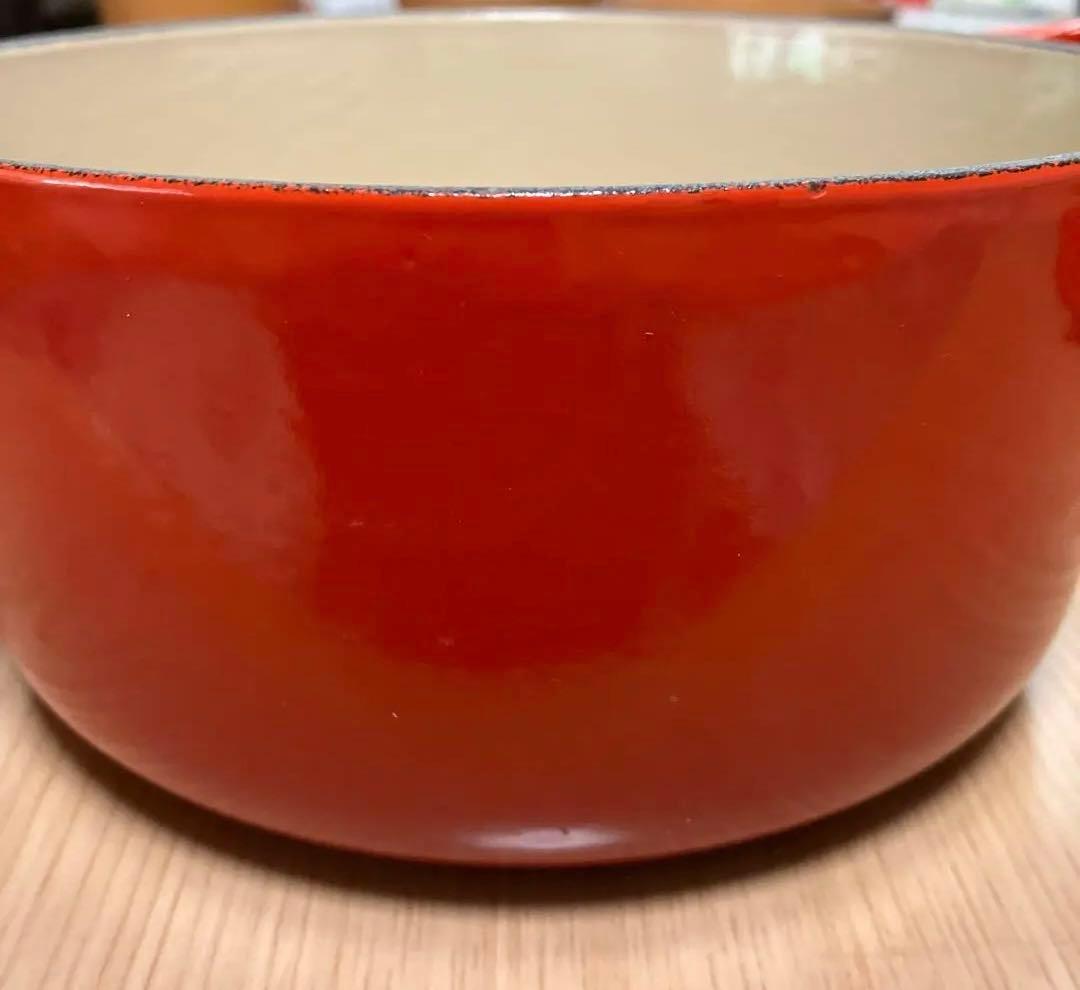 【美品】ル・クルーゼ　鍋18センチ