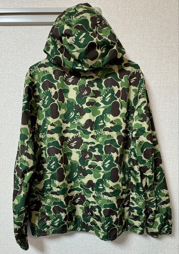 A BATHING APE ナイロンジャケットXL ファイヤーカモ